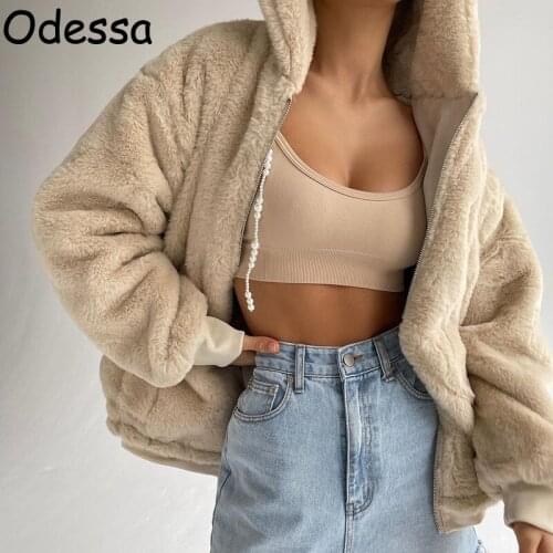 Женские куртки с мехом Odessa China At AliExpress