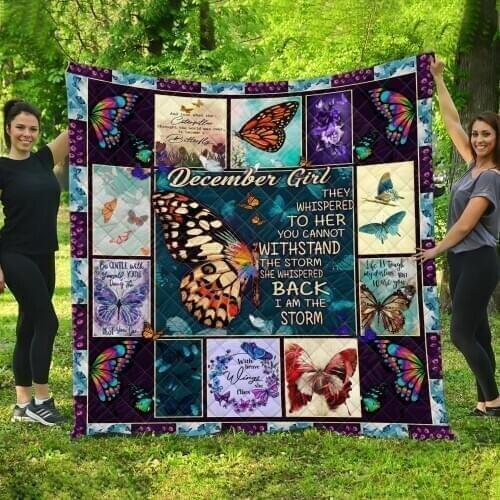 Month girl Quilted quilt Throw Blankets Birthday Christmas thanksgiving Gifts bedding cover Tapestry Wall