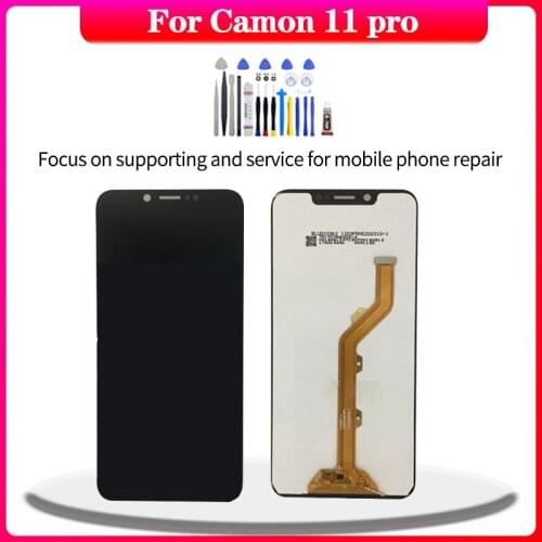 Original Display For TECNO Camon 11 pro lcd Touch Screen Digitizer Assembly For Camon 11 pro lcd Replacement With Free Tools