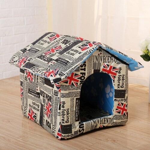 Portable Pet House Dog Cat Bed With Removable Top Waterproof Outdoor And Indoor Pet Accessories Can Be Placed