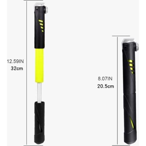 Mini Portable Manual Bike Pump High Pressure Compact Bicycle Air Pump for Bike N58B