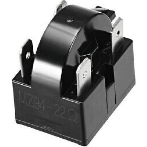 22 Ohm 4 Pin Refrigerator PTC Starter Relay Black