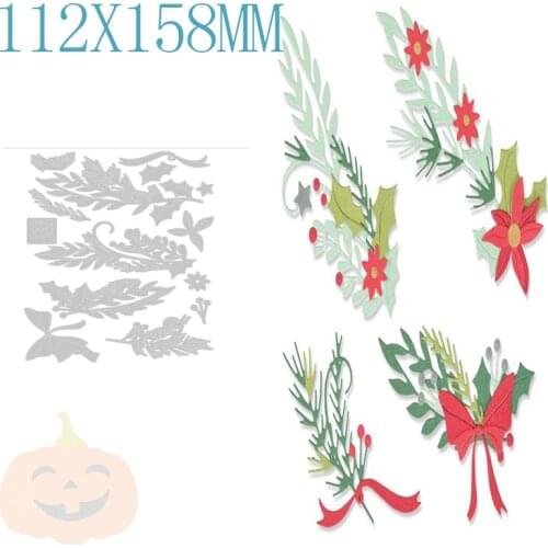 Christmas Bowknot Metal Cutting Dies For DIY Embossing Decoration Greeting Card Background Paper Scrapbooking No Stamps