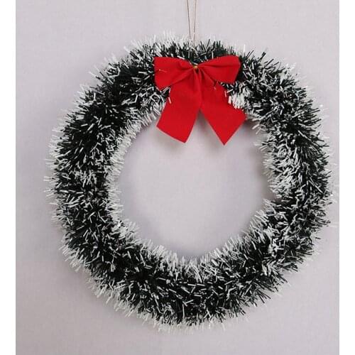 Christmas Wreath Door Hanging Artificial Garland Wall Festival Xmas Casement For Festive Party Decoration Christmas 2021 New