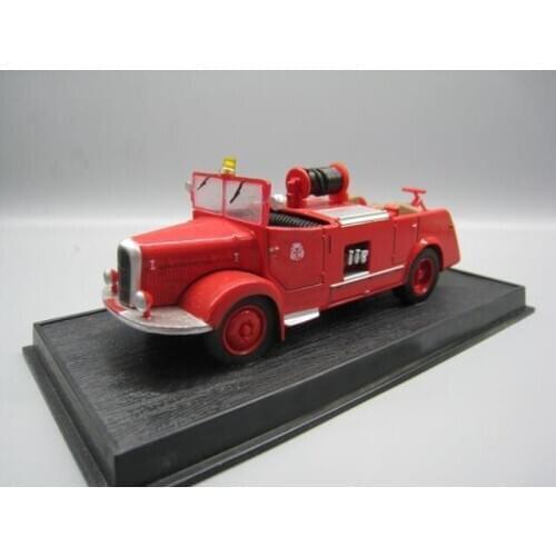 Special Offer rare 1:50 French 1950 PS BSS C3 Fire Truck Model Alloy Collection Model