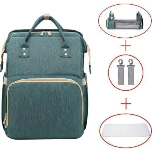 Diaper Bag For Mom And Baby Backpack Multifunctional Baby Bed Bags Maternity Nursing Handbag Stroller Bag Drop Shipping