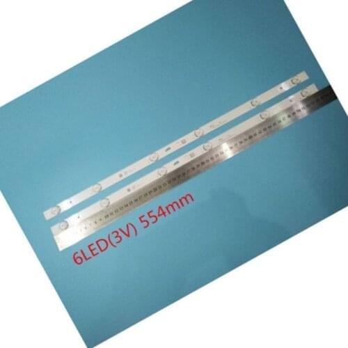 100% New 2pcs/Kit LED strips for TOSHIBA 32 TV 32L1500C LVW320CSDX 4C LB320T GY6 32HR332M06A0 V4 PB08D554173BL051 002H