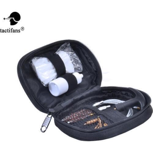 Tactifans Cleaning Kit Set Gun cleaning Pisto Nylon Bag Rod Brush for .17cal .22cal .30cal 270/8.280cal Brass brush Rifle