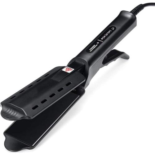 Hair Straightener Four-Gear Tourmaline Ceramic Ion Flat Iron Professional Electric Curler Steam Iron Straight Hair For Women