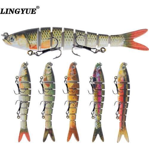 13.5cm 27g Swimbait Sea fishing Large lure tuna lures crankbait japan 8 jointed Fishing bait Sinking wobbler for bass Leurre