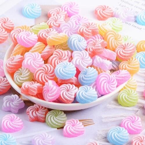15pcs Simulation Candy Flatback Resin Cabochon Kawaii Fake Food Play Fit Phone Deco Parts DIY Hair Accessories Scrapbooking Craf