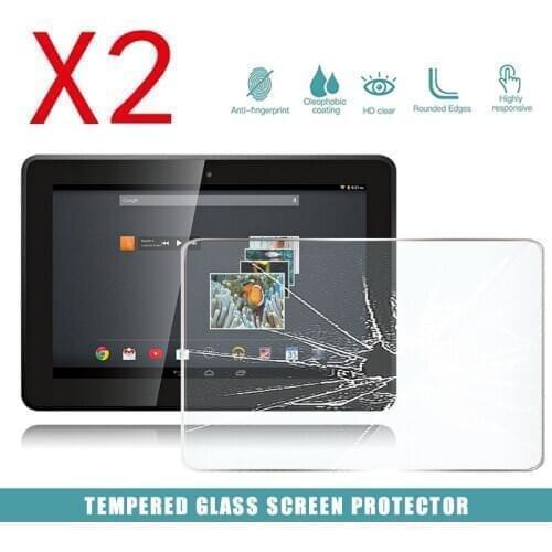 2Pcs Tablet Tempered Glass Screen Protector Cover for Gigaset QV1030 10.1" Tablet Eye Protection Anti-Fingerprint Tempered Film