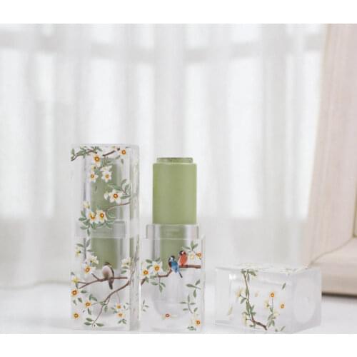 3.5ml Small Fresh Scrub Square Lipstick Tube Empty Lip Balm Container Lip Tubes DIY With Sample Pack Bottle Makeup Tool