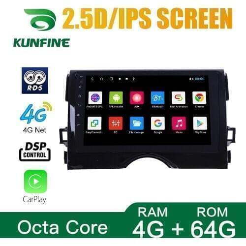 Octa Core 1024*600 Android 10.0 Car DVD GPS Navigation Player Deckless Car Stereo for Toyota REIZ 2010-2020 Headunit R