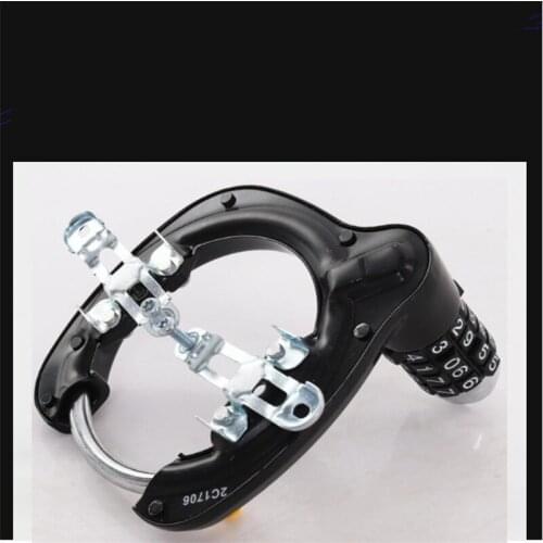 Bike Fixed Code Lock Mountain Bike Lock Folding Bike U Lock Crab Clamp Lock Steel Tube Ring Lock Horseshoe Lock