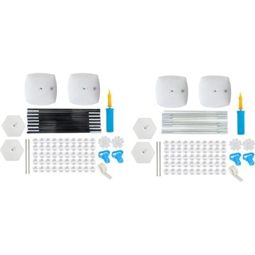 Hot YO-Balloon Arch Kit, Wide Adjustable Balloon Stand Set with Water Fillable Base,50Pcs Balloon Clips