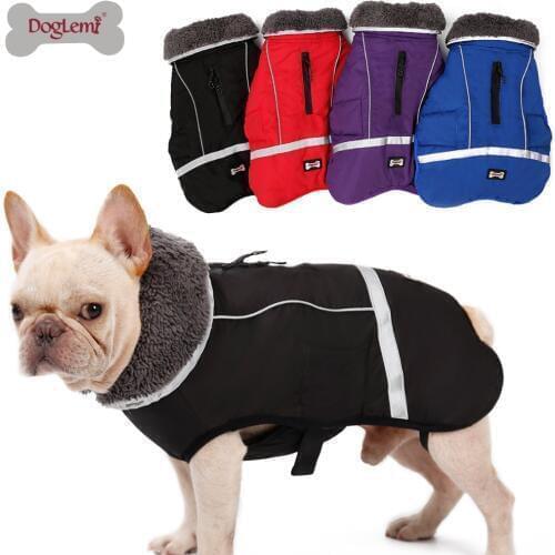 DogLemi Pet Dog Jacket Winter Warm Dog Puppy Clothes Coat for Small Medium Large dogs clothing S-3XL size abrigo perro calentito