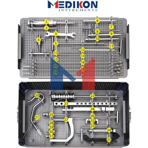 New German Femur Intramedullary Nail Instruments Set orthopedic surgery otho implants hand nail shoulder spine spinal set
