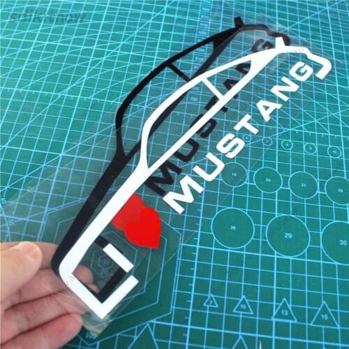 I love my car Decal Creative Sticker Styling Door Window Decoration For ford Mustang accessories 2020 2021 2016 2017 2018 custom