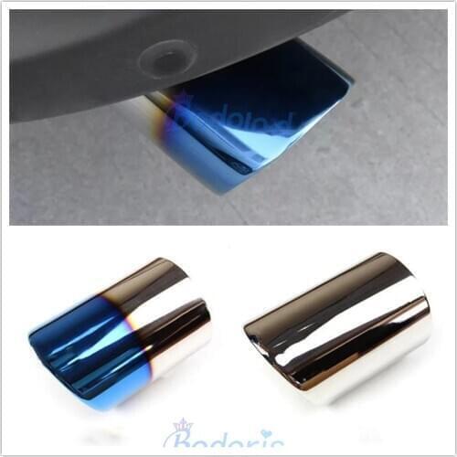 For Toyota RAV4 XA40 2014 2015 2016 2017 2018 Exhaust Muffler Tip Stainless Steel Pipe End Car Styling Accessories