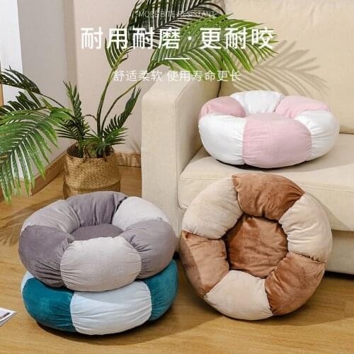 New Super Soft Round Pet Bed Kennel Dog Cat Winter Warm Sleeping Bag For Small Large Pets Mat Portable Cat Supplies
