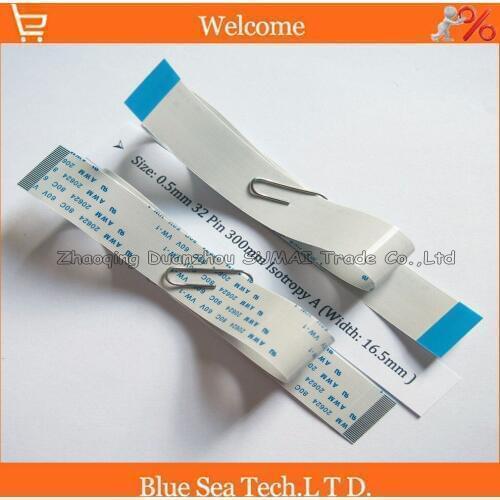 Sample,32P FFC FPC Flexible Flat Cable 0.5mm pitch 32pin 300mm Isotropy A or Anisotropy B cable,AWM 20624,80C 60V VW-1