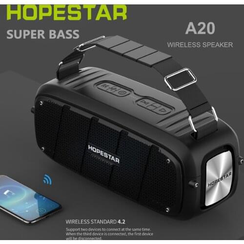 Ultra-high-power 55W bluetooth speaker Ultra-large portable column subwoofer with mobile power 6000mAh, with microphone Boom box