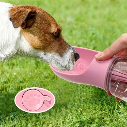 Multifunction Portable Outdoor Travel Pet Dog Cat Drinking Fountain Drinking Bowl Water Bottle