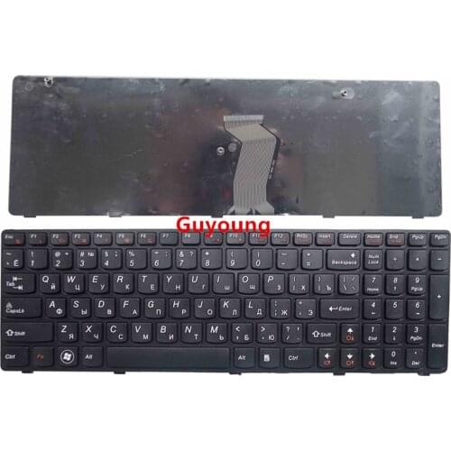 Russia NEW Keyboard FOR LENOVO G580 Z580A G585 Z585 G590 RU Black border laptop keyboard