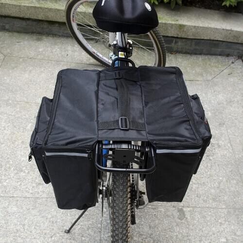 Bicycle riding bag 25L mountain bike pack bicycle equipment accessories flat shelf waterproof travel bag