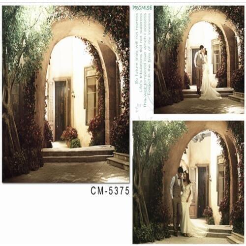 Vintage Photography Background Backdrops Green Leaves Wedding Background 200*300cm Custom Photo Backdrops Studio Fotografia