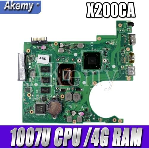 X200CA Motherboard 1007U CPU 4G RAM For Asus X200 X200C X200CA Laptop Motherboard X200CA Mainboard X200CA Motherboard TEST ok