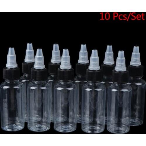 10Pcs/Set 30ml Paint Mixed Bottle Empty Storage Bottle Liquid Bottled Separately