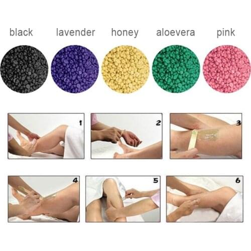 100g/Pack Wax Beans Depilatory Hair Removal Solid Hard Wax Beans Women Men Armpit Arm Legs Epilation Private Painless 5 Flavors