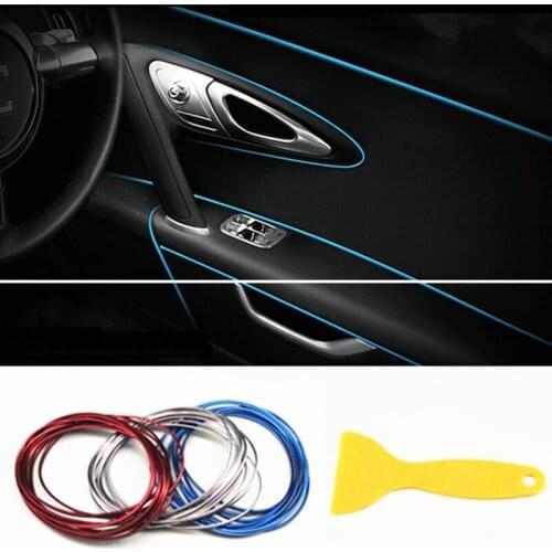 5M Interior Sticker Decoration Strip Car Styling For BMW E46 E39 E38 E90 E60 E36 F30 F30 E34 F10 F20 E92 E38 E91 E53 E70 X5 X3