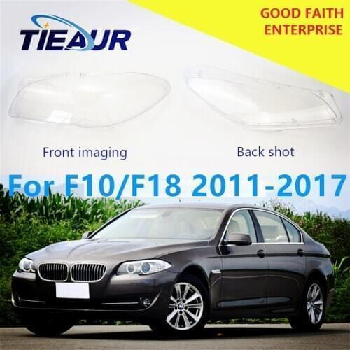 Car Headlight clear shell for 520i 520d 525i 525d 530i 530d 535i 540i BMW F10 F18 5 series 11-17 Transparent Lens Cover Replace