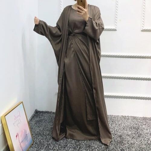 Eid Abaya Dubai Turkey Islam Arab Kaftan Muslim Robe Suit Kimono Femme Musulmane Hijab Dress African Dresses for Women Caftan