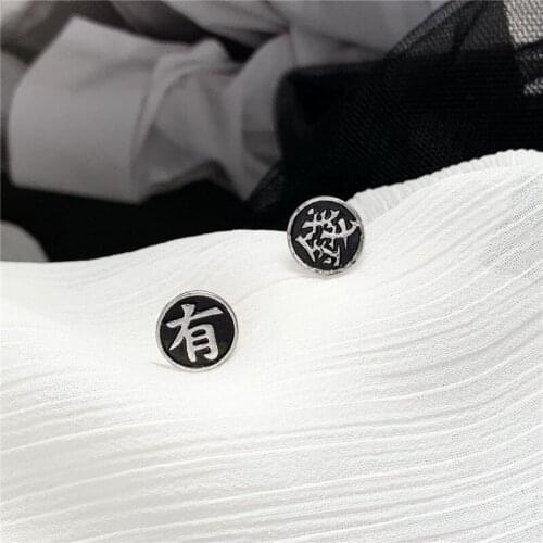 Hiphop Chinese Asymmetric Clip on Earrings No Pierced Non Piercing Ear Geometric Earrings Trendy 2020