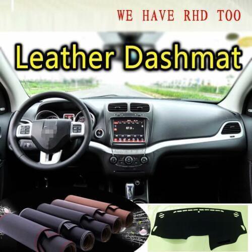 For Dodge Journey Fiat Freemont 2013 2014 2015 2016 2018 2019 Leather Dashmat Dashboard Cover Dash Mat Carpet Custom Car Styling