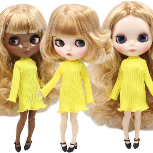 ICY DBS Blyth Custom Doll No.BL3715/2240 Honey Blonde hair azone body ob24 1/6 bjd anime