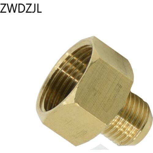 Brass M22 to M14 male Connector copper adapter Pressure washer Reducing joint threaded Connector spray machine fittings 10 pcs
