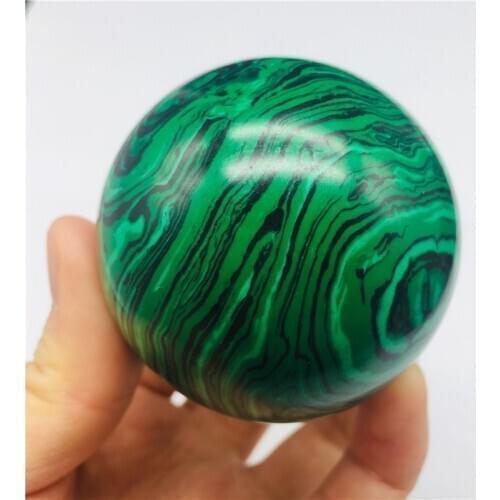 5cm hand carved malachite healing ball sphere for home decorationpolishing 1pc