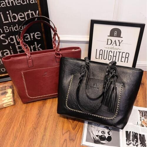 Fashion luxury womens shoulder neverfull bags ladies high quality big brand pu leather casual handbag Korean Style big capacity