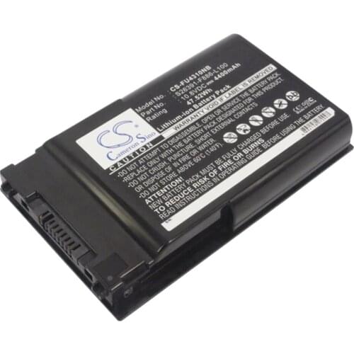Brand new CP422590-02 replacement battery for Fujitsu LifeBook T1010 LifeBook T1010LA LifeBook T4310 LifeBook T4410