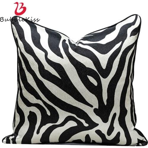Bubble Kiss 45X45cm Cushion Cover Black And White Striped Pillowcase Without Core Nordic Style Home Decorative Pillow Covers