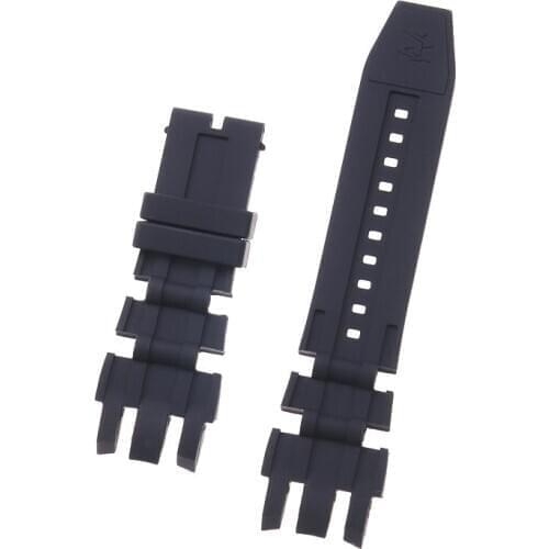 Watch accessories Silicone strap for INVICTA Reserve series convex 26mm black rubber Mens strap