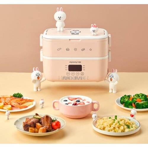 220V 2 Layers Portable Electric Heating Rice Cooker Household Mini 1.5L Electric Multi Cooker Rice Cooker For Travel Office