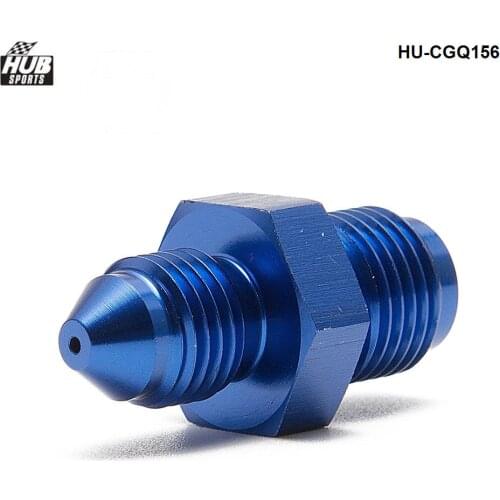 AN3 Blue Turbo Oil Feed Restrictor Fitting for T25/T28 GT25R GT28R GT30R Aluminum HU-CGQ156
