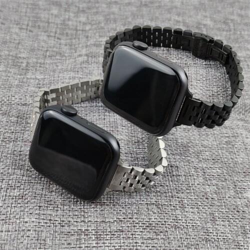 Slim Strap for Apple Watch Band SE 40mm 44mm 38mm 42mm Stainless Steel Metal Wristband for iWatch Series 6 5 4 3 2 1 Women Men