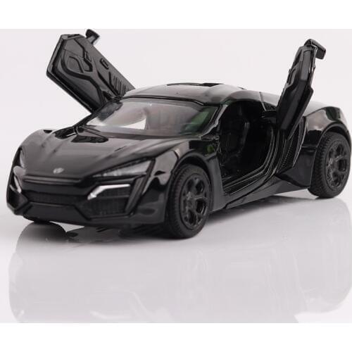 1:36 Alloy Car (TY) 13Cm Small Diecast Toys Vehicles Pull back Car W/Light and Music 2 OPenable Doors